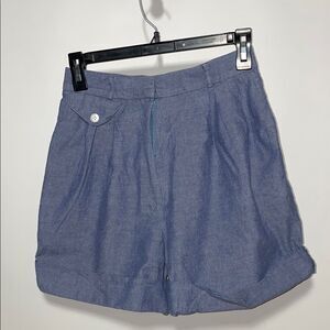JH Collectibles Blue High Waist Shorts